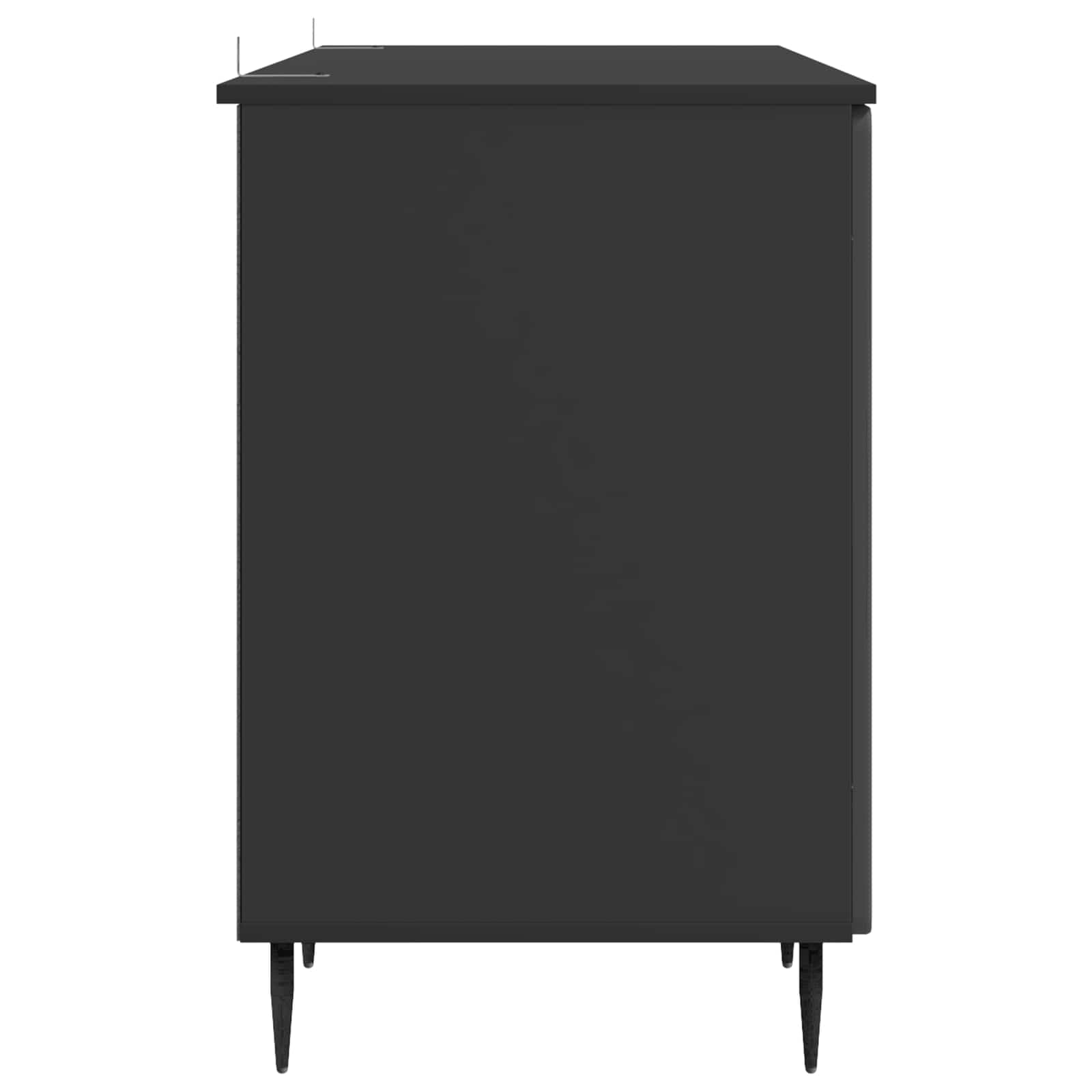 Scrivania Nero 142,5 x 50 x 75 cm Legno ingegnerizzato | homemem39
