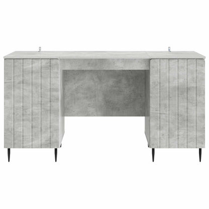Scrivania con lo scaffale Grigio Cemento 142,5 x 50 x 75 cm | homemem39