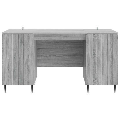 Scrivania Grigio Sonoma 142,5 x 50 x 75 cm Legno ingegnerizzato | homemem39
