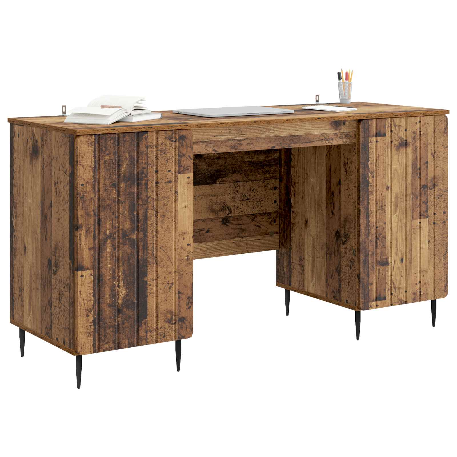 Scrivania Legno antico 142,5 x 50 x 75 cm Legno ingegnerizzato | homemem39