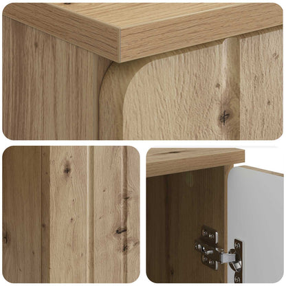 Scrivania con lo scaffale Rovere Artigianale 142,5 x 50 x 75 cm | homemem39