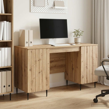 Scrivania Rovere Artigianale Legno ingegnerizzato