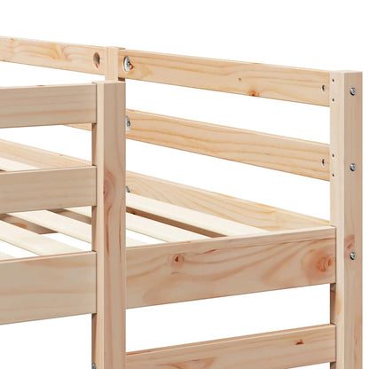 Struttura letto a castello triplo Naturale 80 / 200 x 200 cm | homemem39