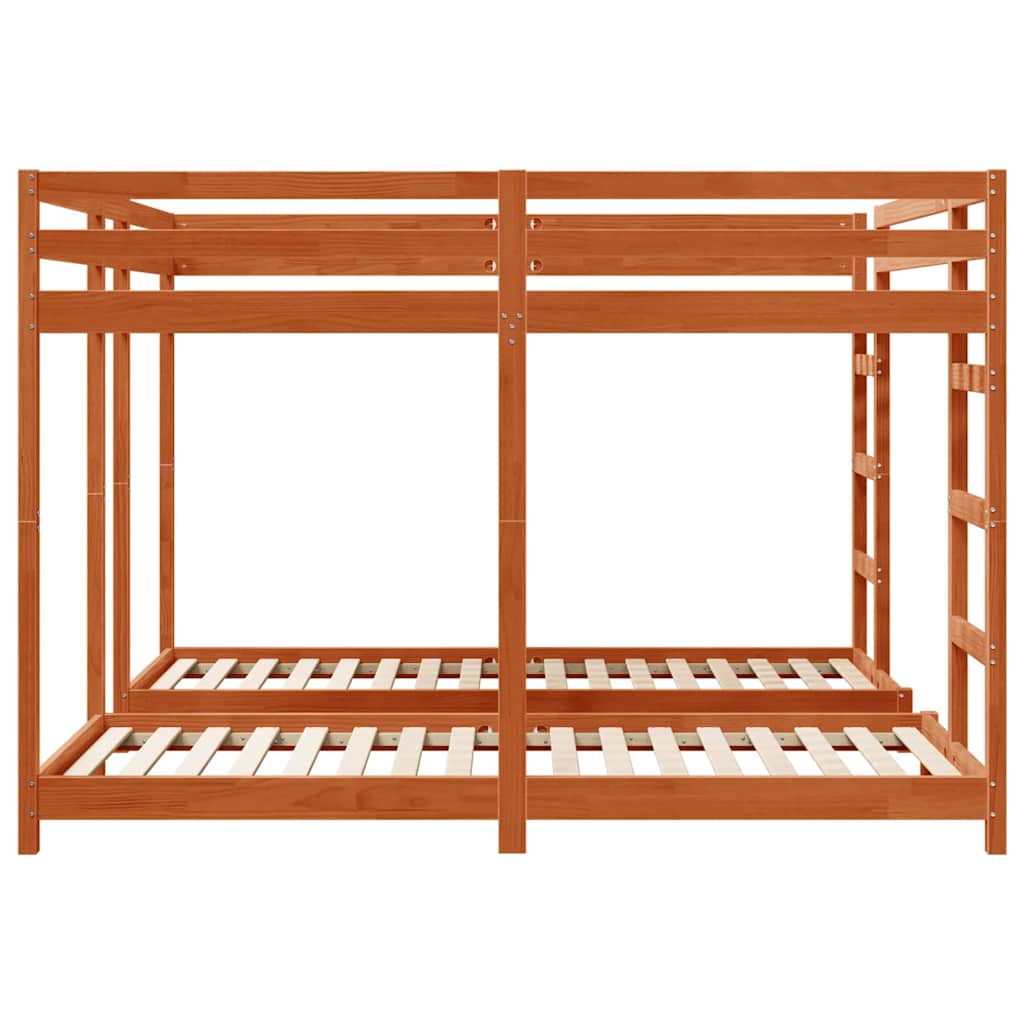 Struttura letto a castello triplo Marrone cerato 200 x 200 cm | homemem39