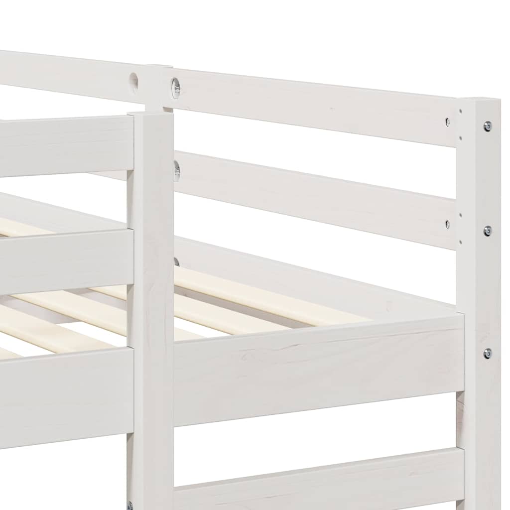 Struttura letto a castello triplo Bianco 160 x 200 cm | homemem39