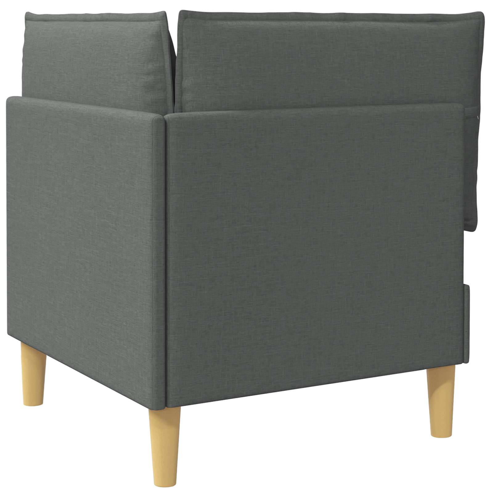 Divano ad Angolo con Storage Grigio Scuro Tessuto | homemem39