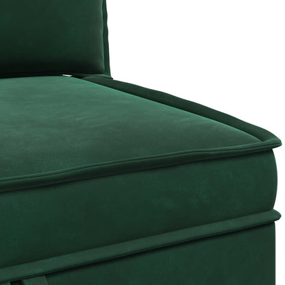 Divano con Stoccaggio Verde Scuro Velluto | homemem39