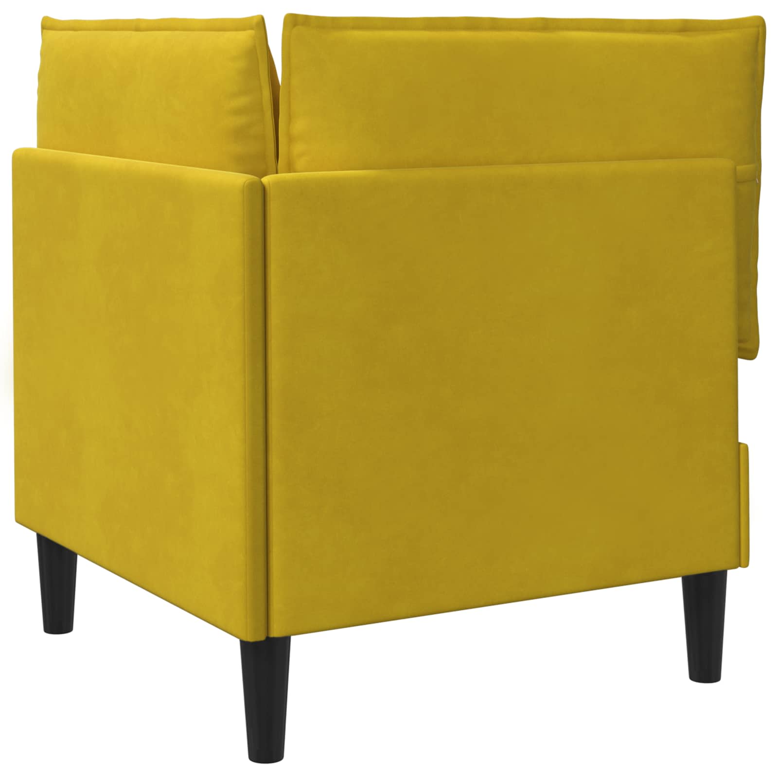 Divano con Stoccaggio Giallo Velluto | homemem39