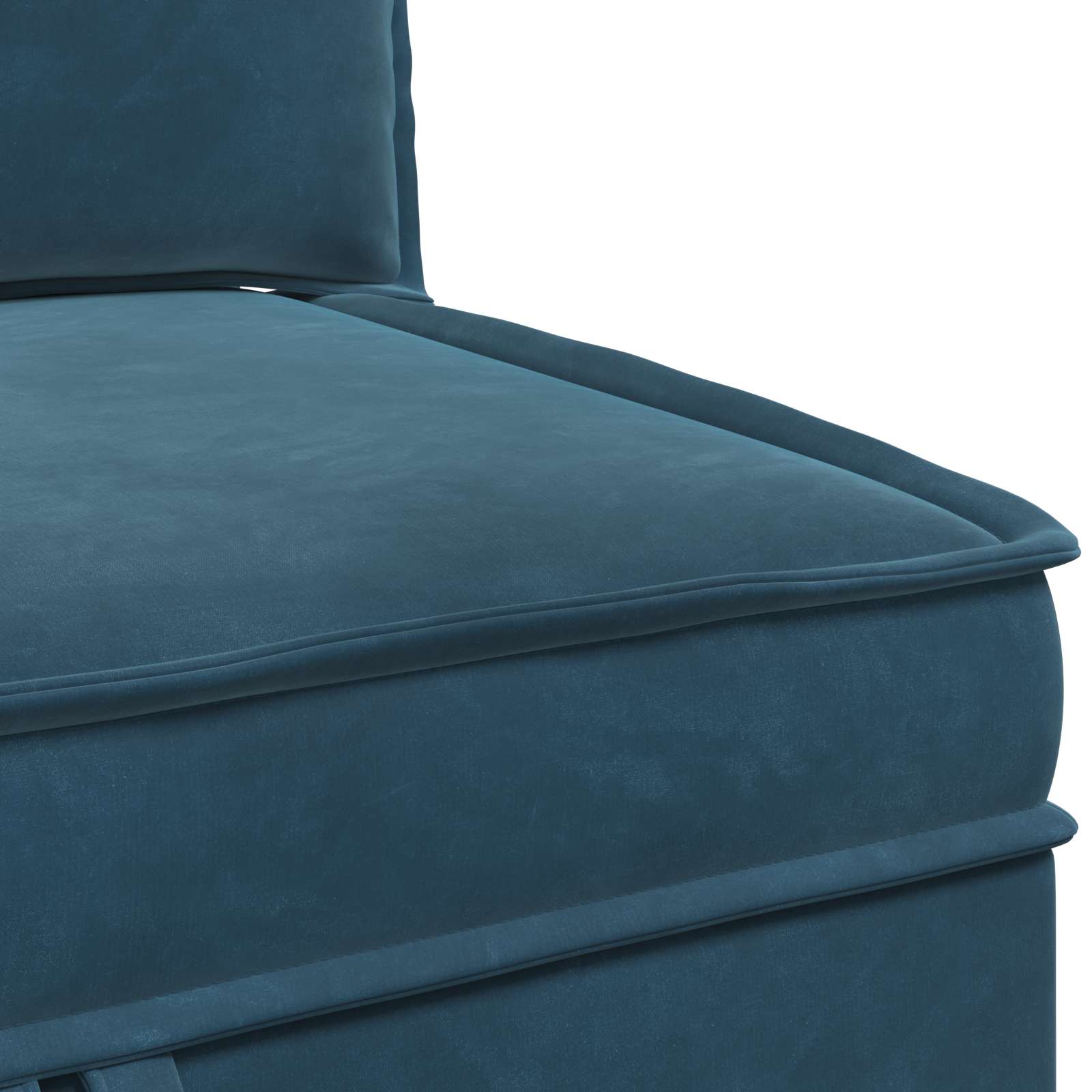 Divano con Stoccaggio Blu Velluto | homemem39