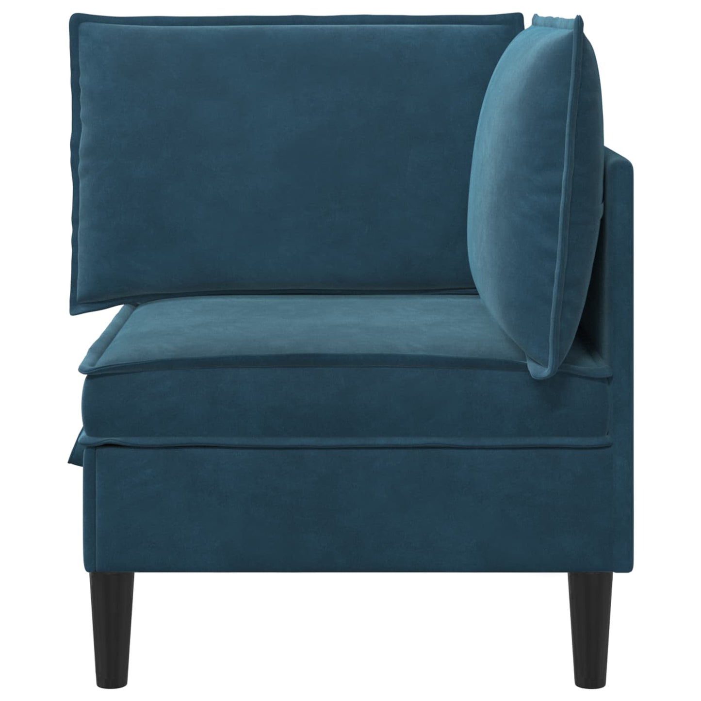Divano con Stoccaggio Blu Velluto | homemem39