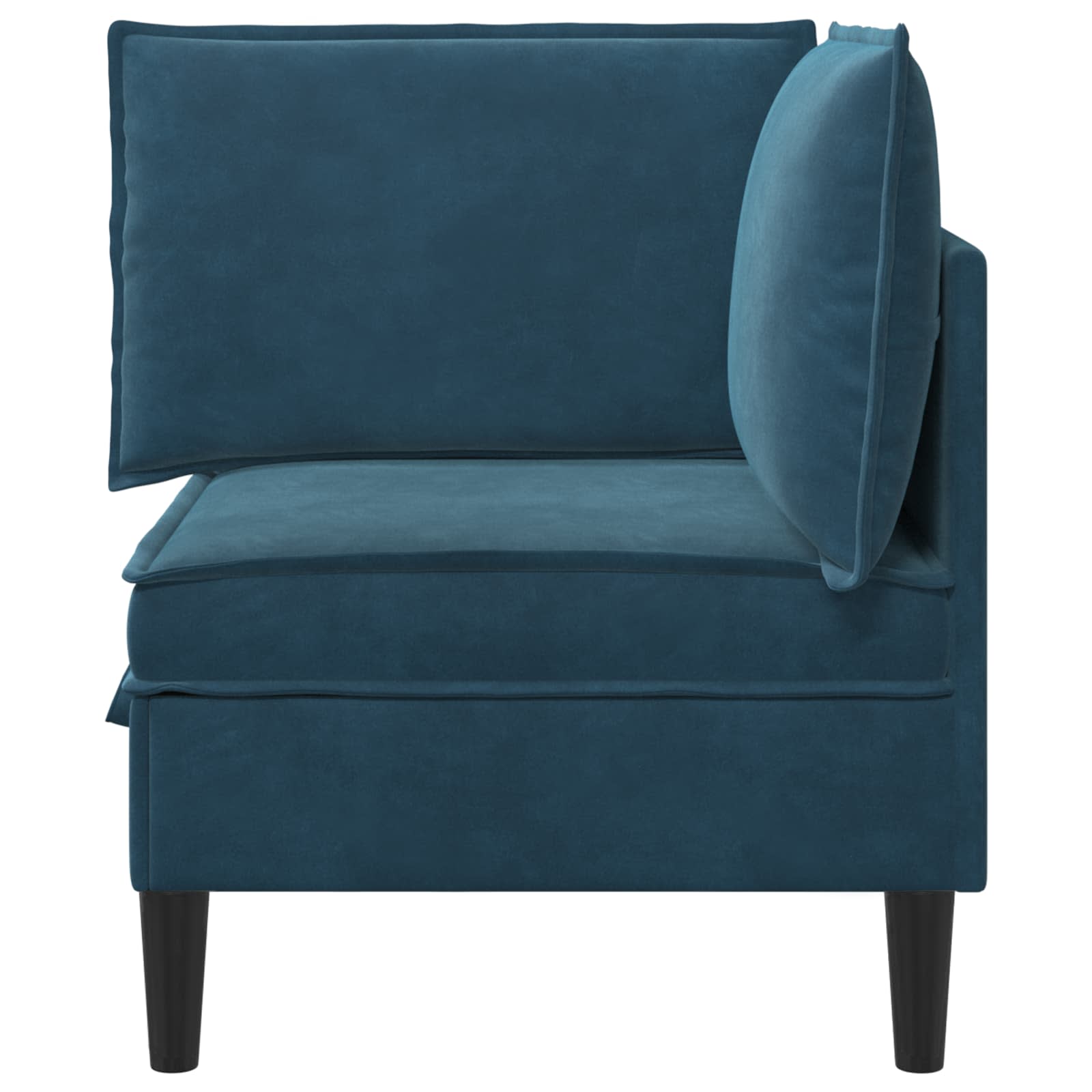 Divano con Stoccaggio Blu Velluto | homemem39