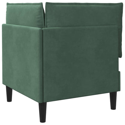 Divano con Stoccaggio Verde Mare Velluto | homemem39