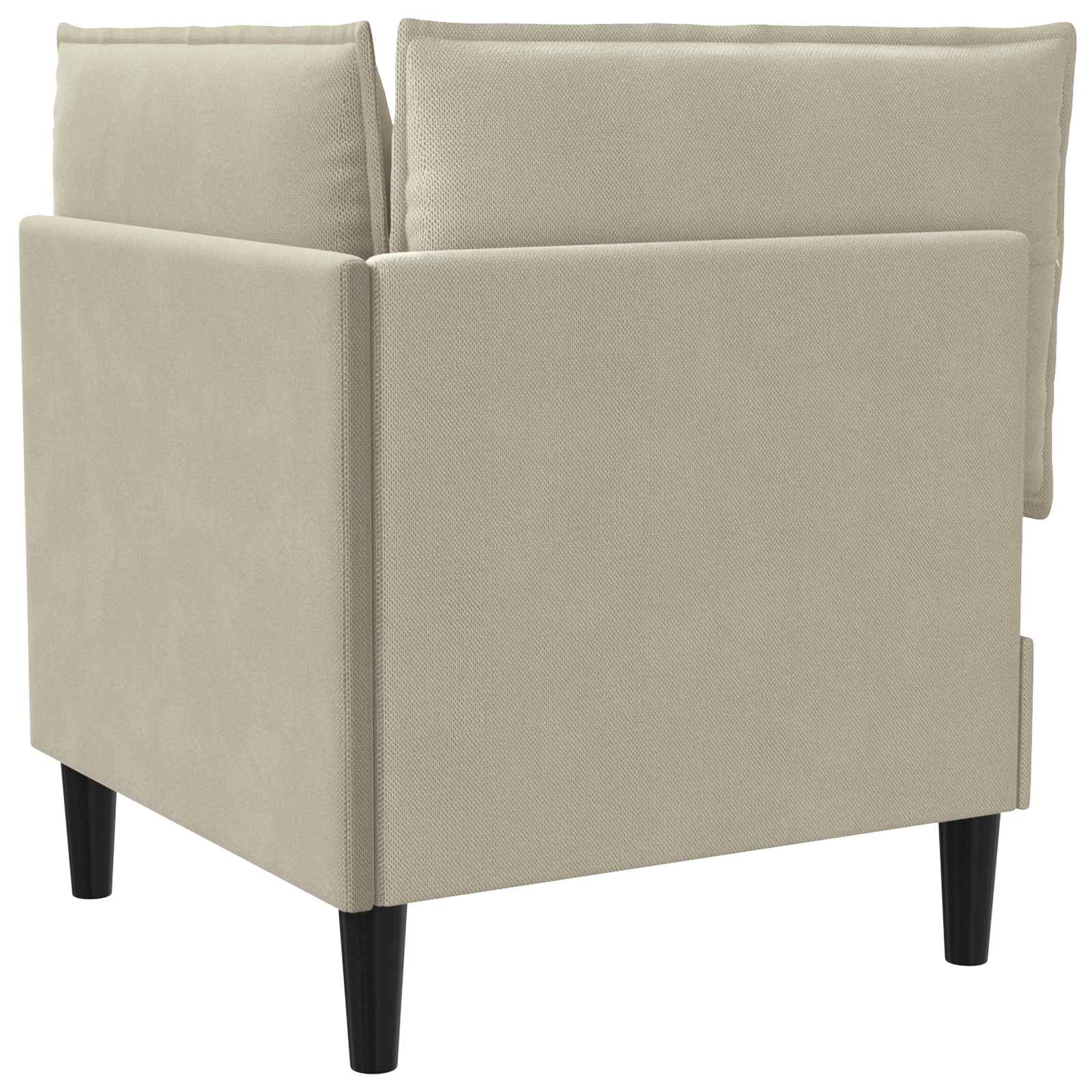 Divano Angolare con Storage Sabbia Velluto | homemem39