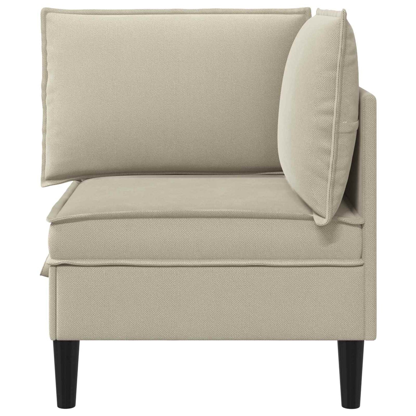 Divano Angolare con Storage Sabbia Velluto | homemem39
