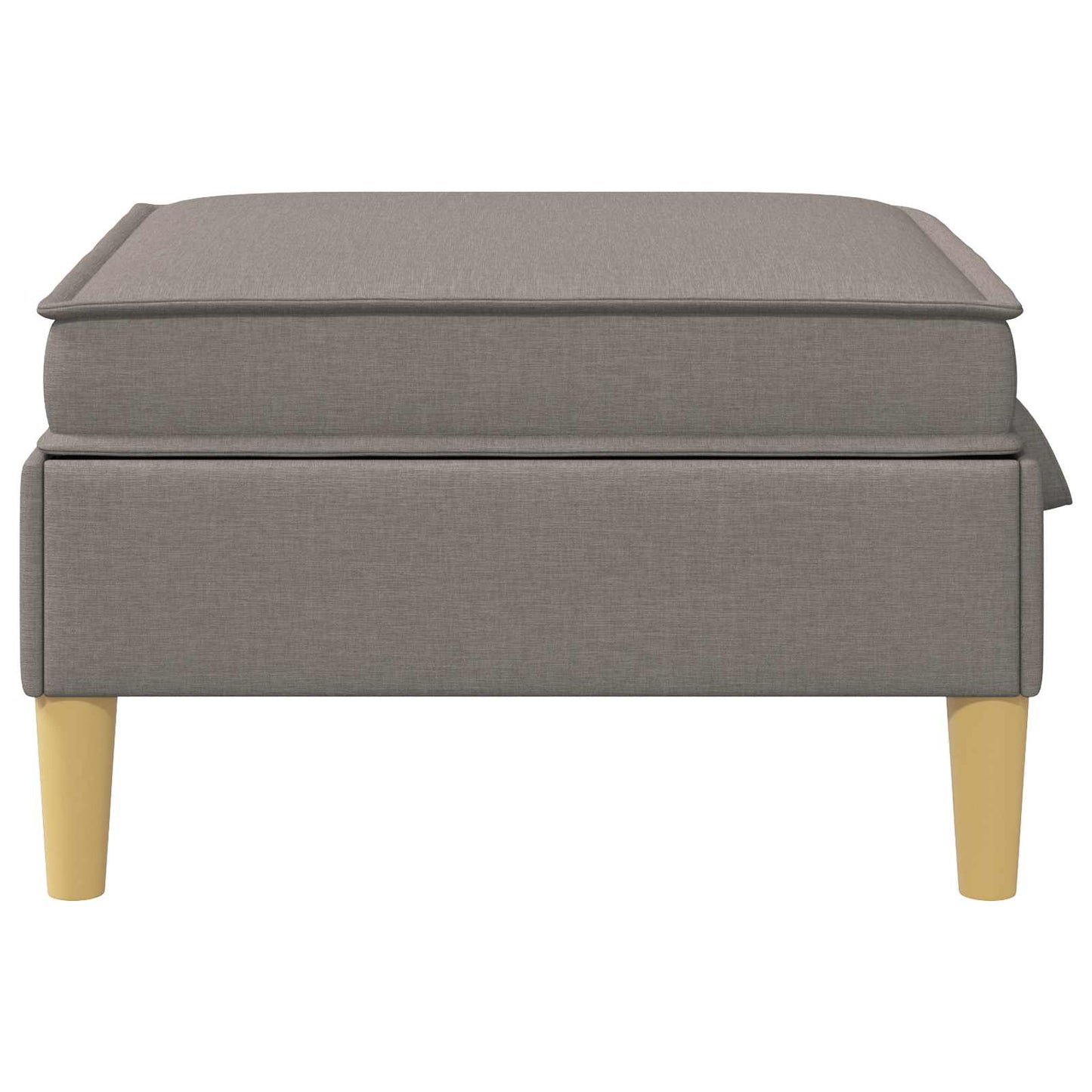 Pouf con Storage Tortora Tessuto | homemem39