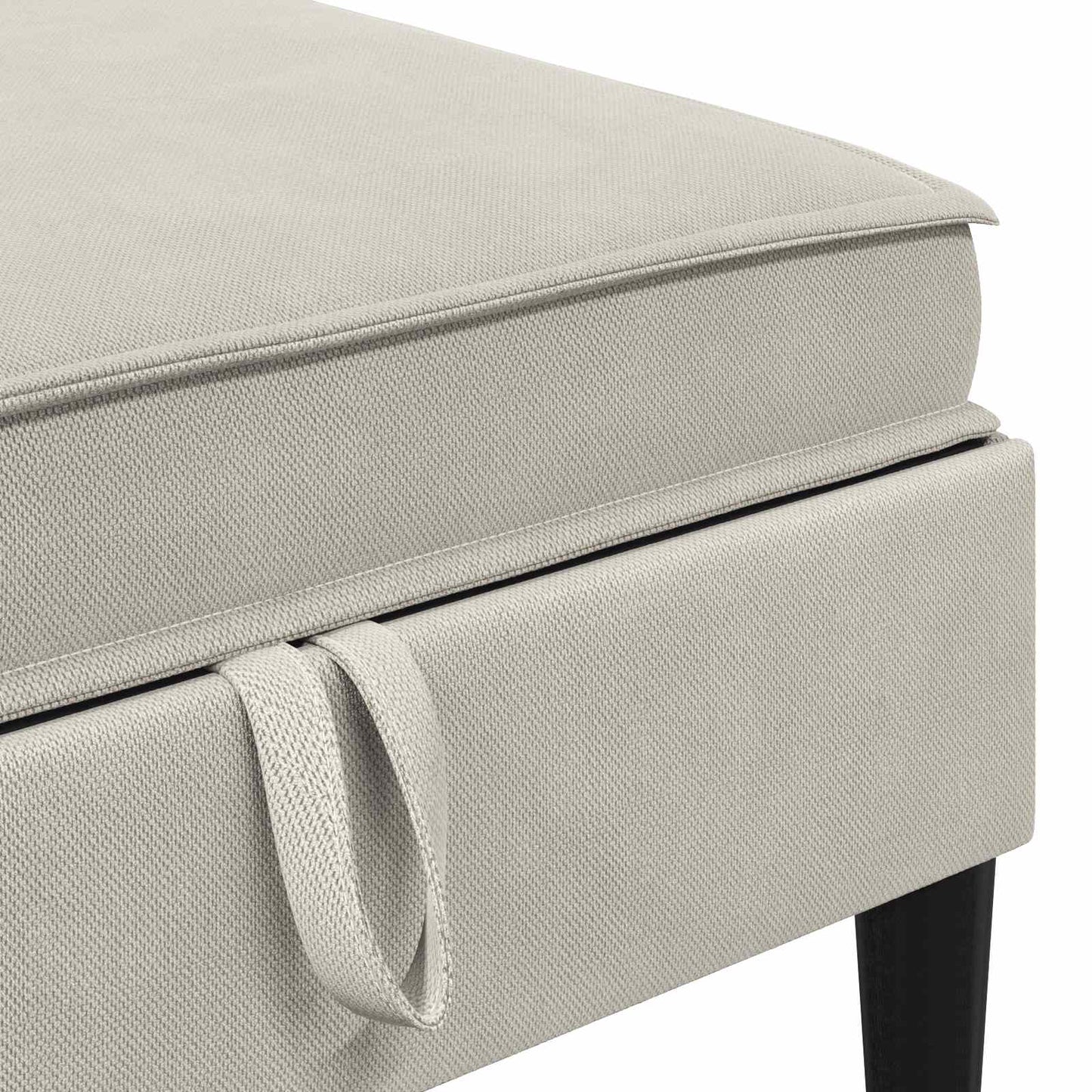 Pouf con Storage Avena Velluto | homemem39