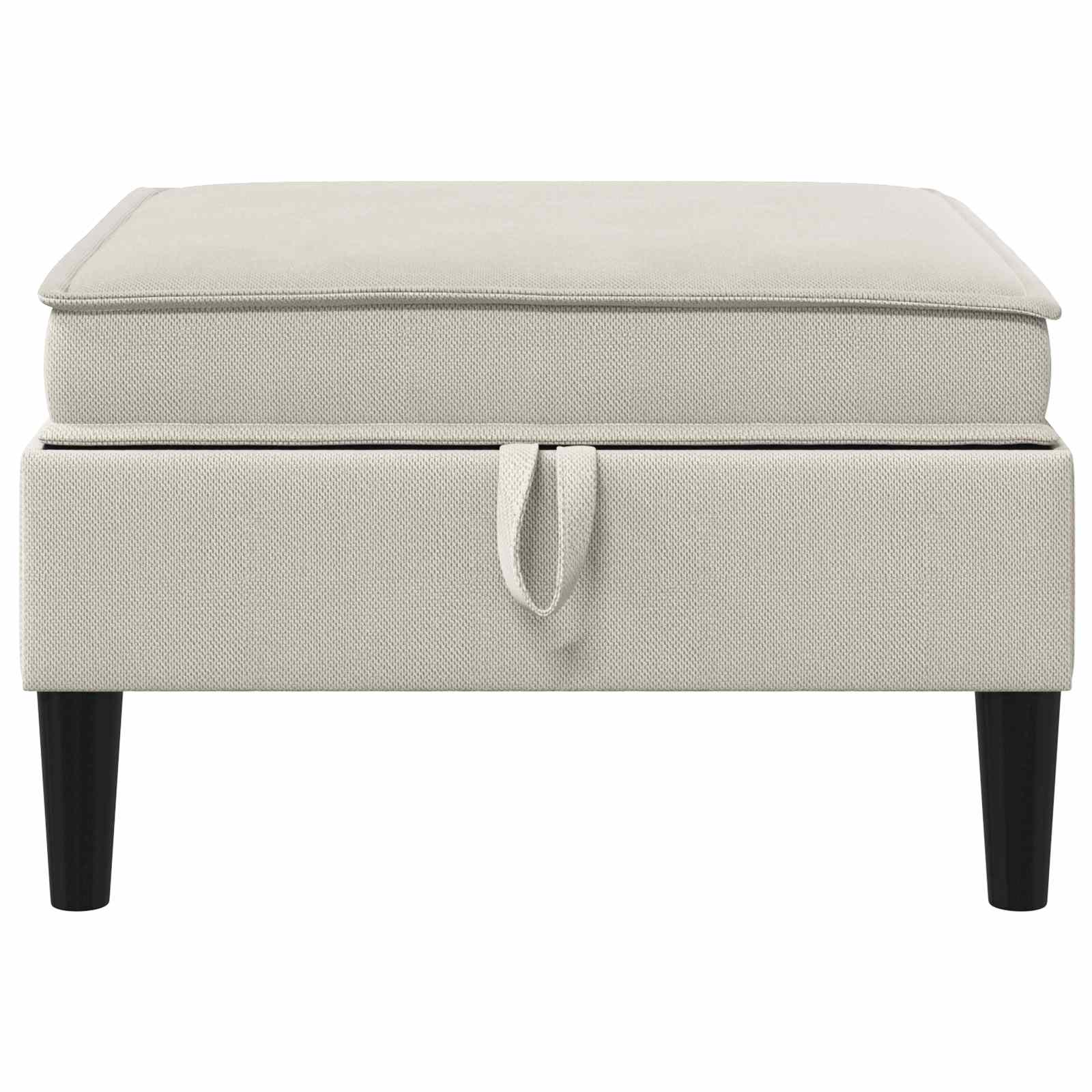 Pouf con Storage Avena Velluto | homemem39