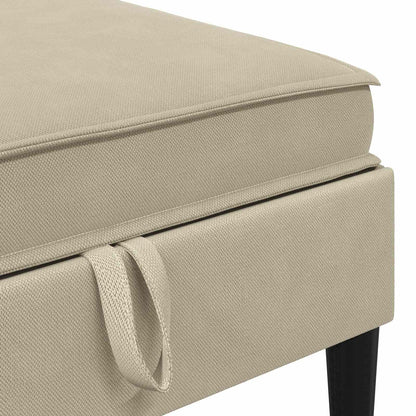 Pouf con Storage Sabbia Velluto | homemem39