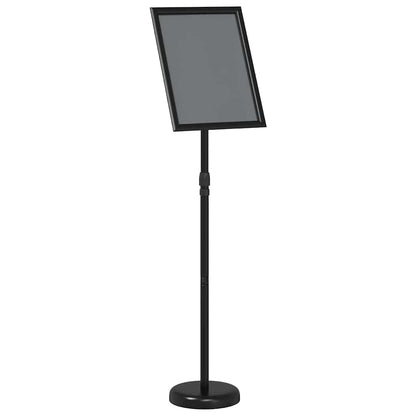 Espositori per Fiere Nero 25 x 25 x 125 cm Alluminio