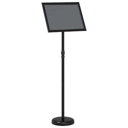 Espositori per Fiere Nero 25 x 25 x 125 cm Alluminio