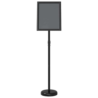 Espositori per Fiere Nero 25 x 25 x 125 cm Alluminio