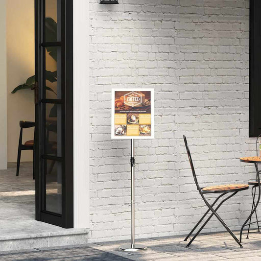 Espositori per Fiere Argento 25 x 25 x 125 cm Alluminio