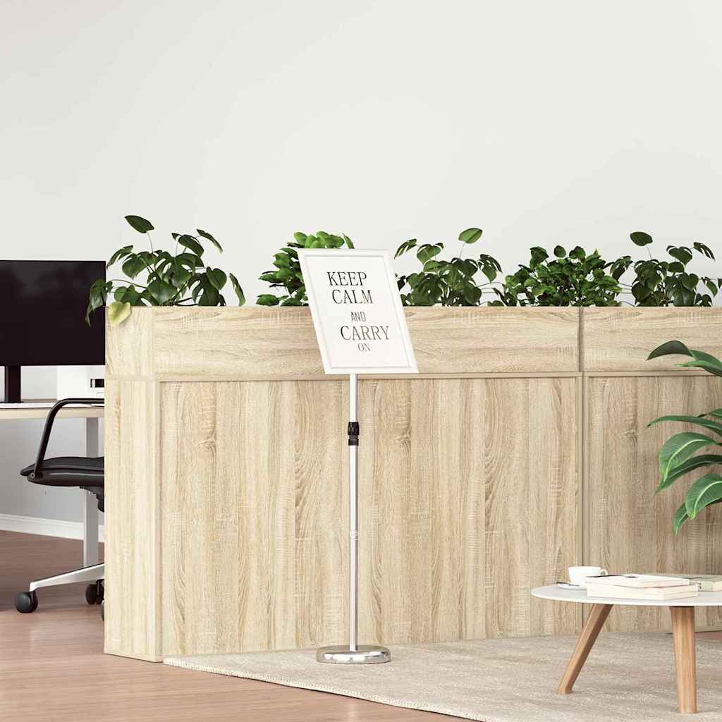 Espositori per Fiere Argento 25 x 25 x 125 cm Alluminio