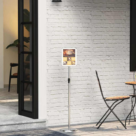 Espositori per Fiere Argento 25 x 25 x 125 cm Alluminio