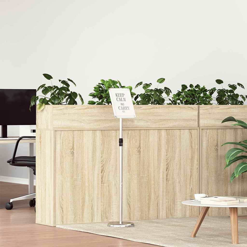 Espositori per Fiere Argento 25 x 25 x 125 cm Alluminio