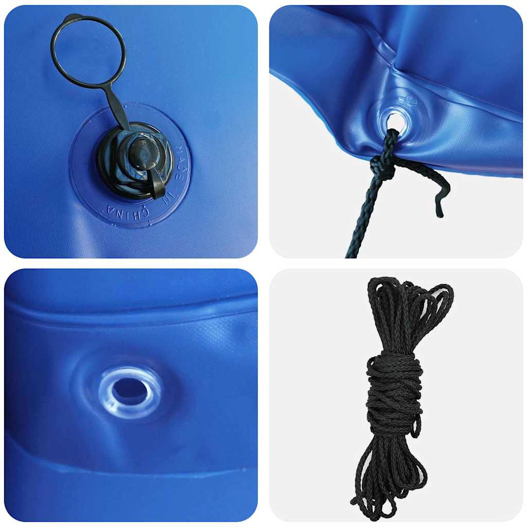 Cuscino invernale per piscina Blu Ø 220 x 140 cm PVC | homemem39