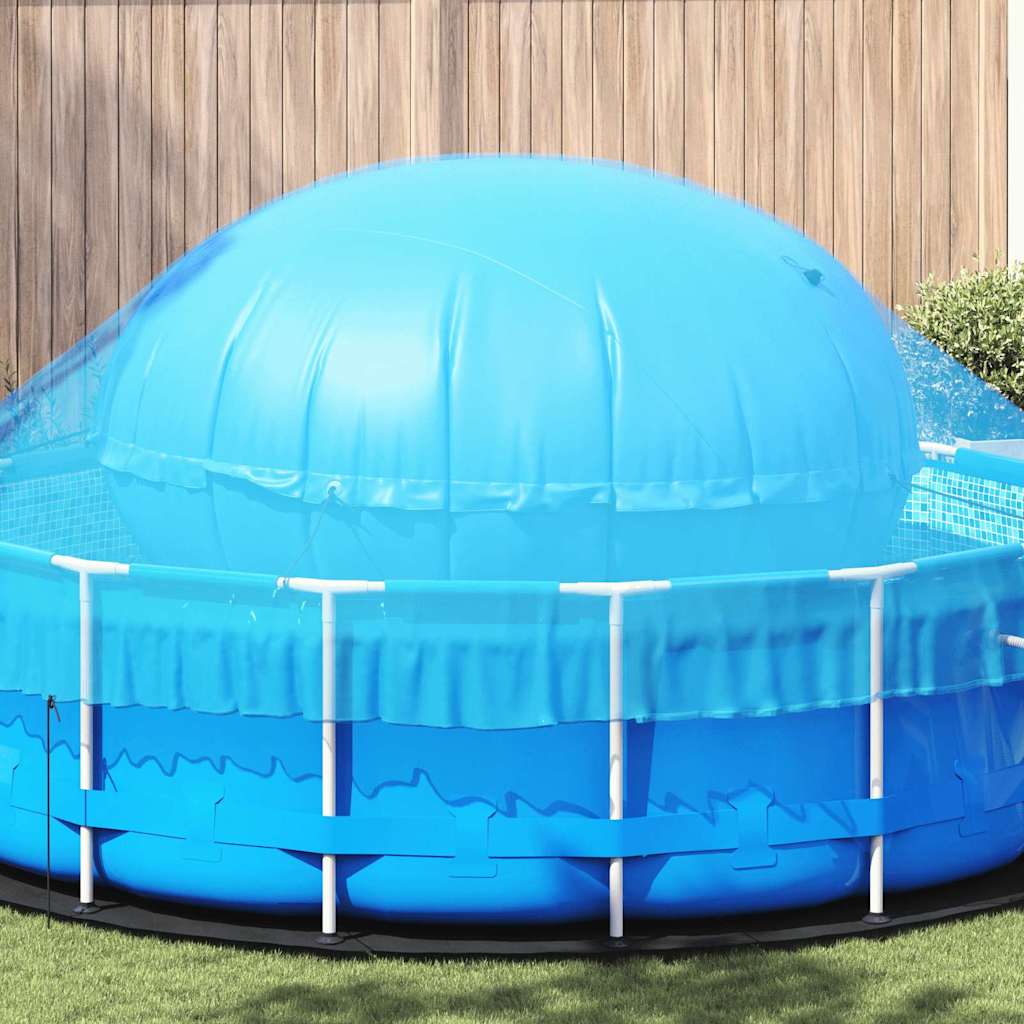 Cuscino invernale per piscina Blu Ø 220 x 140 cm PVC | homemem39