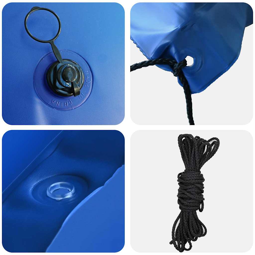 Cuscino invernale per piscina Blu 380 x 180 x 140 cm PVC | homemem39
