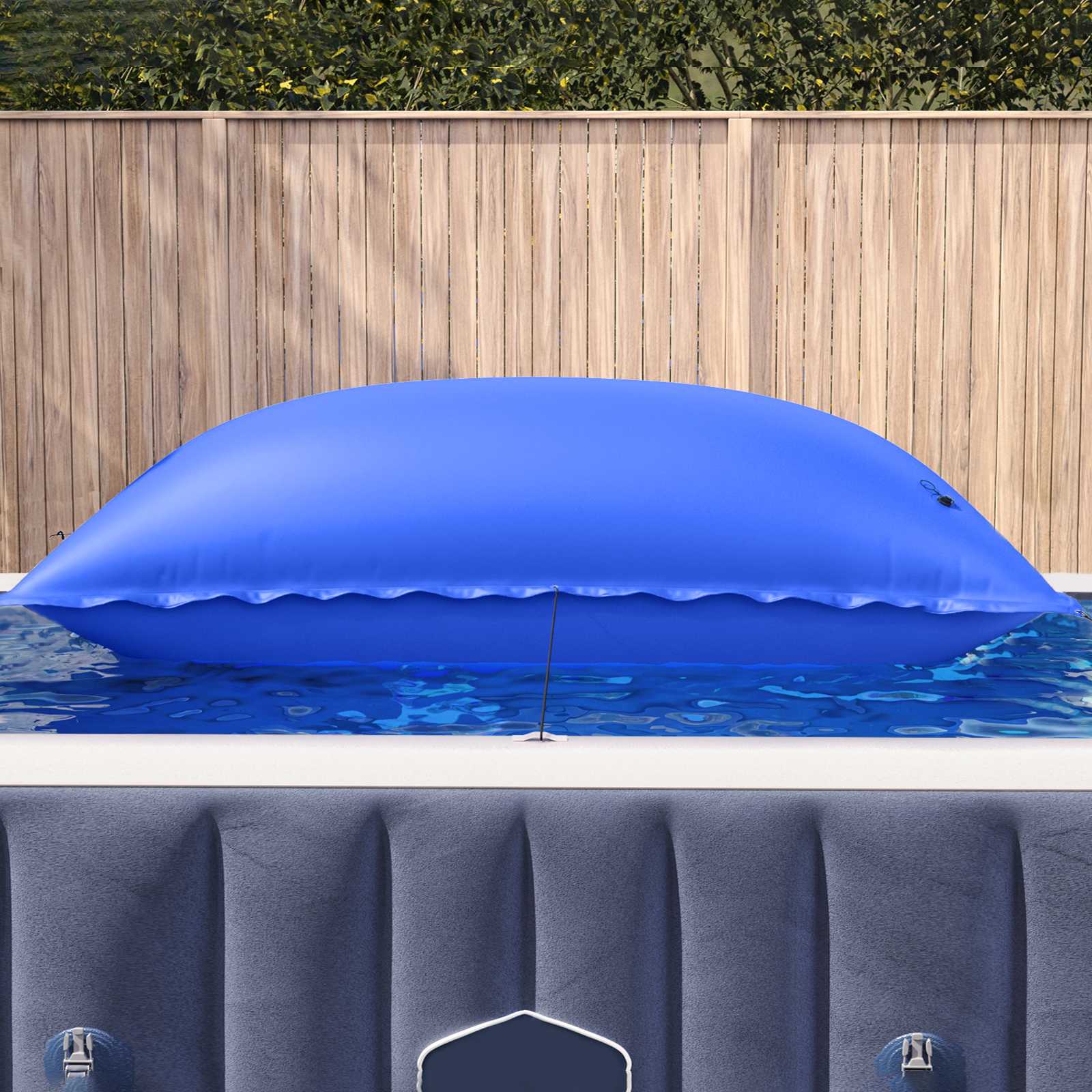 Cuscino invernale per piscina Blu 380 x 180 x 140 cm PVC | homemem39