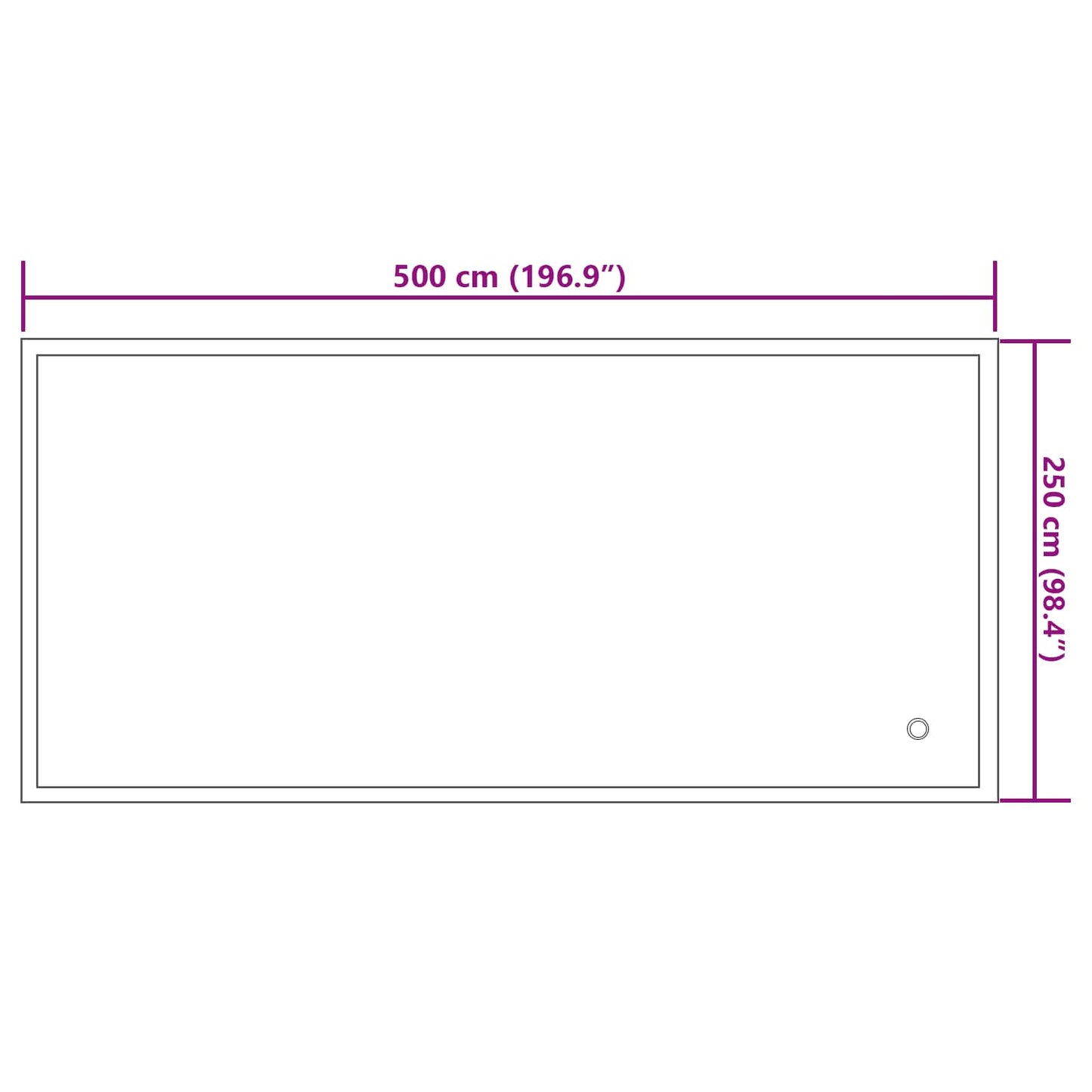 Cuscino invernale per piscina Blu 460 x 230 x 160 cm PVC | homemem39