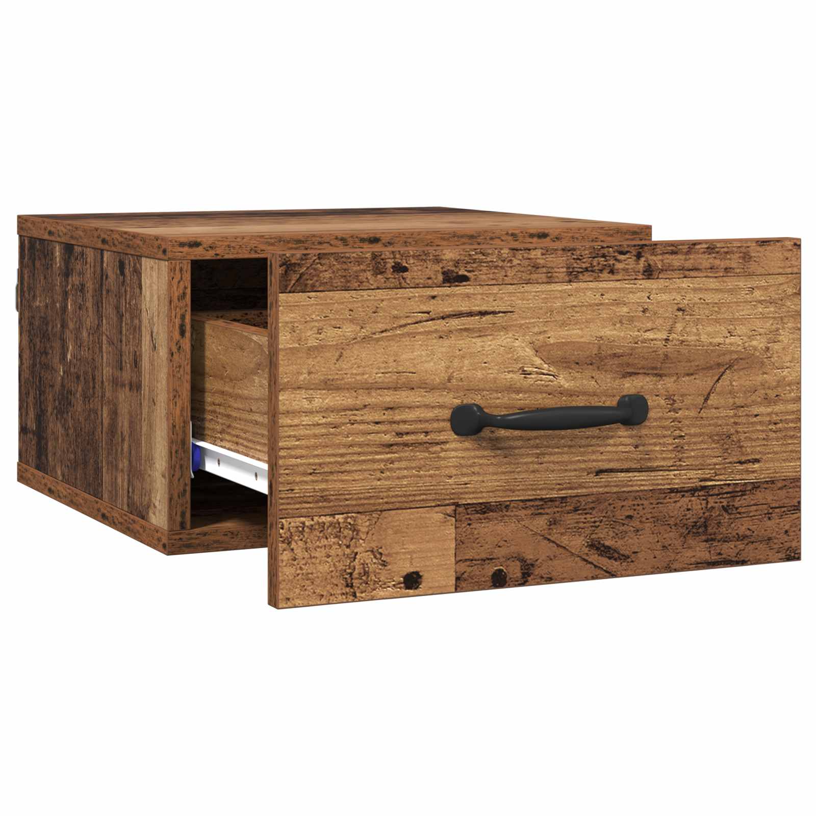 Armadio da Notte con cassetto Legno vecchio 35 x 35 x 20 cm | homemem39