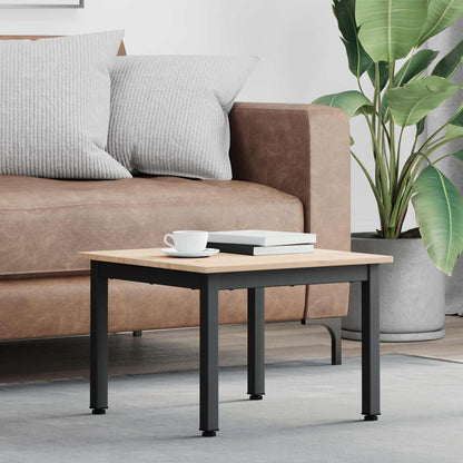 Tavolino da salotto Naturale 50 x 50 x 36 cm Pino massello