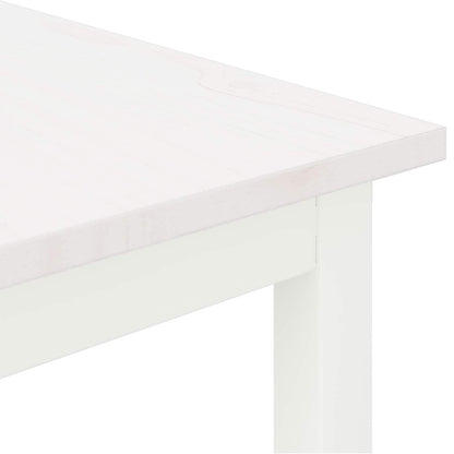 Tavolino da salotto Bianco 60 x 60 x 36 cm Pino massello