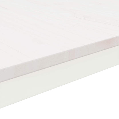 Tavolino da salotto Bianco 60 x 60 x 36 cm Pino massello