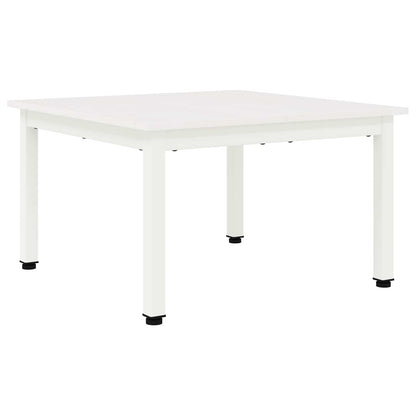 Tavolino da salotto Bianco 60 x 60 x 36 cm Pino massello