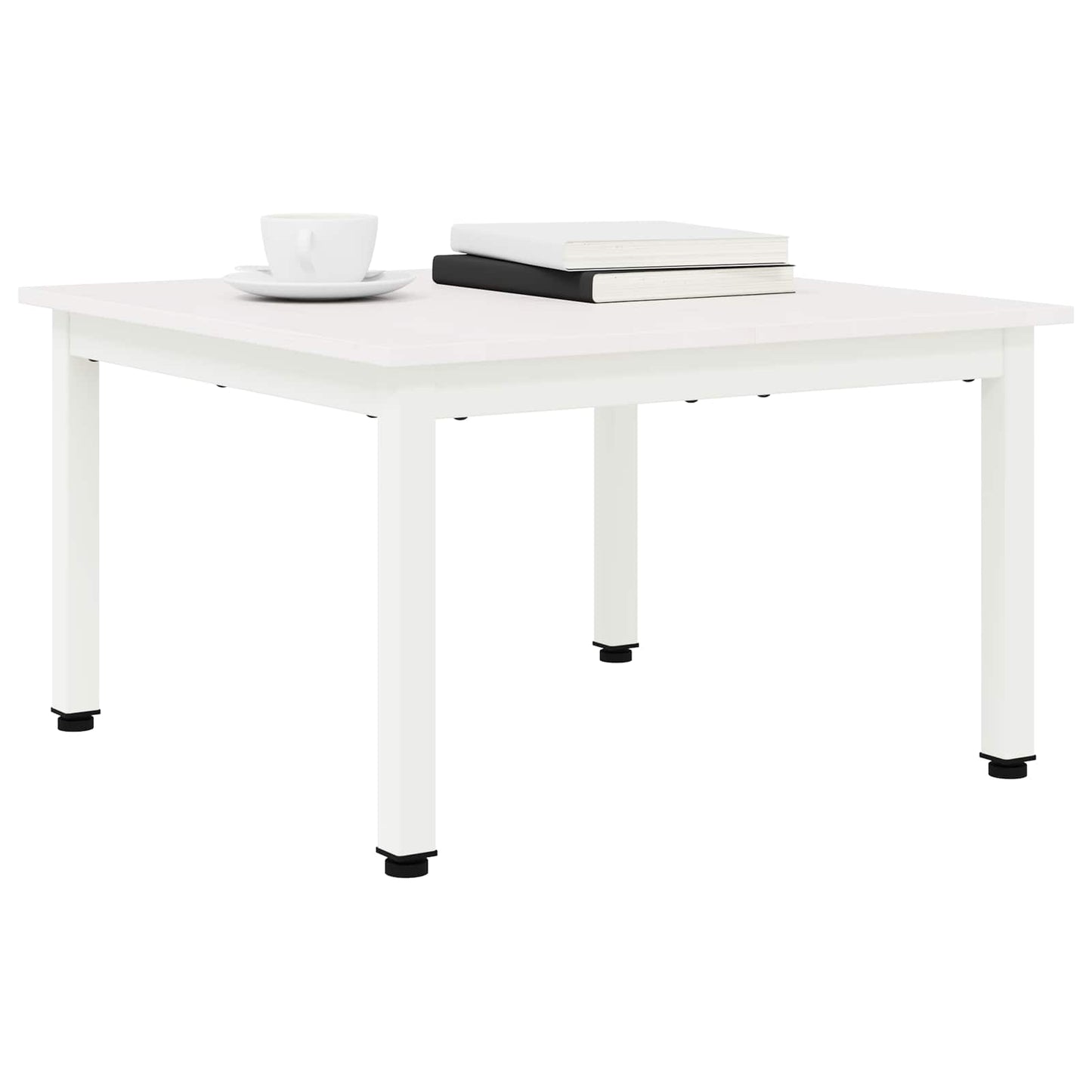 Tavolino da salotto Bianco 60 x 60 x 36 cm Pino massello