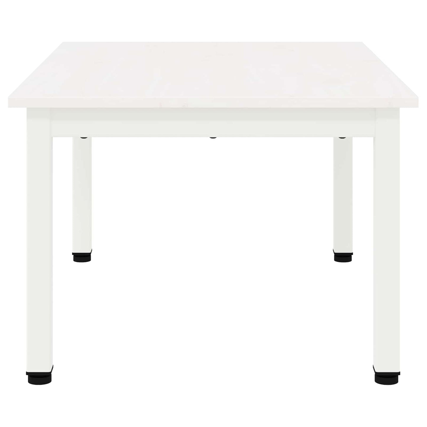 Tavolino da salotto Bianco 60 x 50 x 36 cm Pino massello