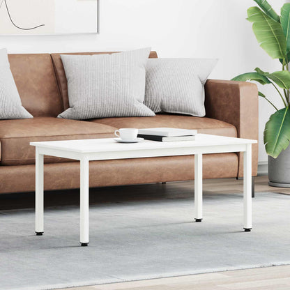 Tavolino da salotto Bianco 100 x 50 x 45 cm Pino massello