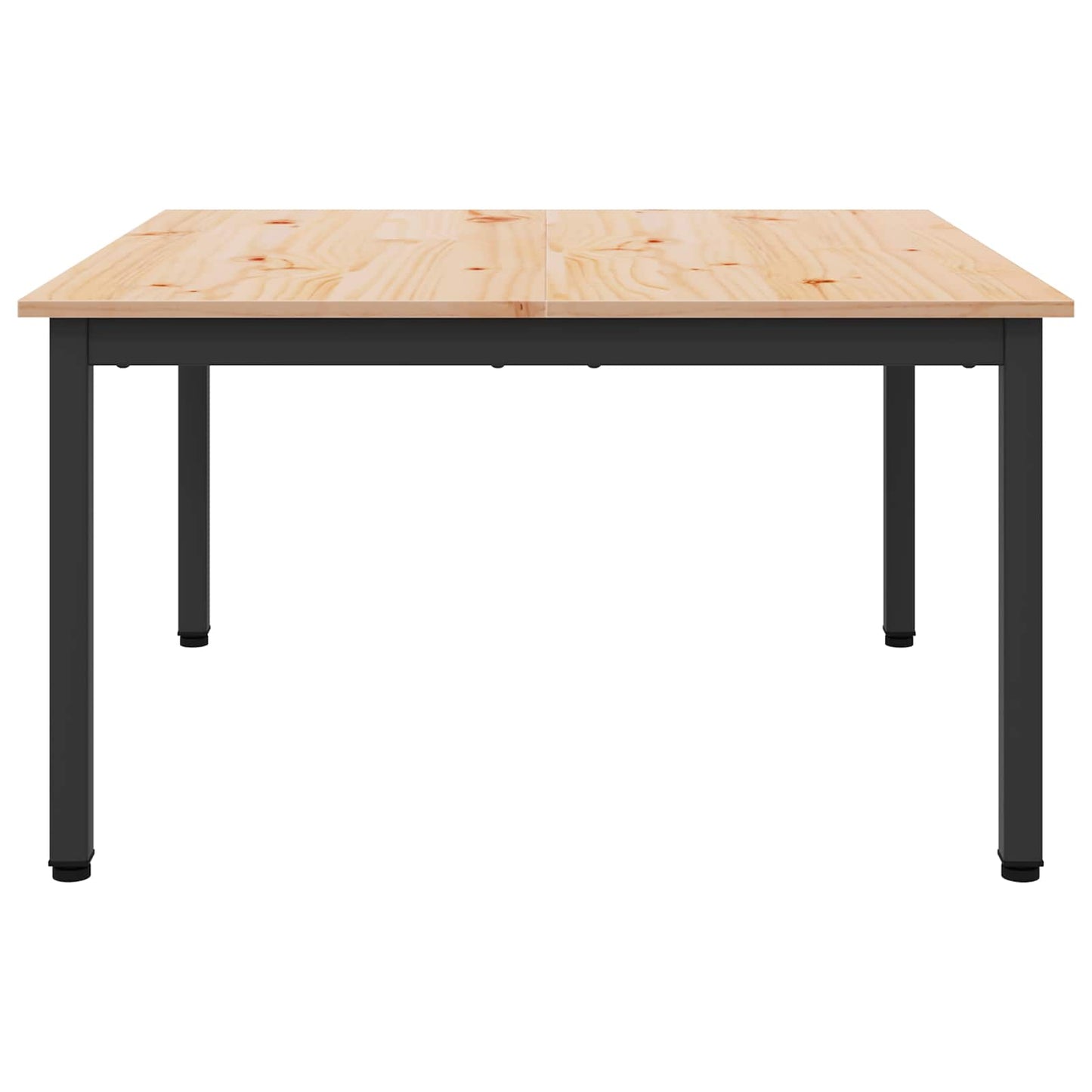 Tavolino da salotto Naturale 80 x 80 x 45 cm Pino massello