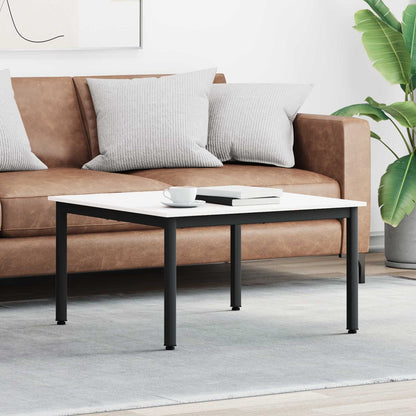 Tavolino da salotto Bianco 80 x 80 x 45 cm Pino massello | homemem39