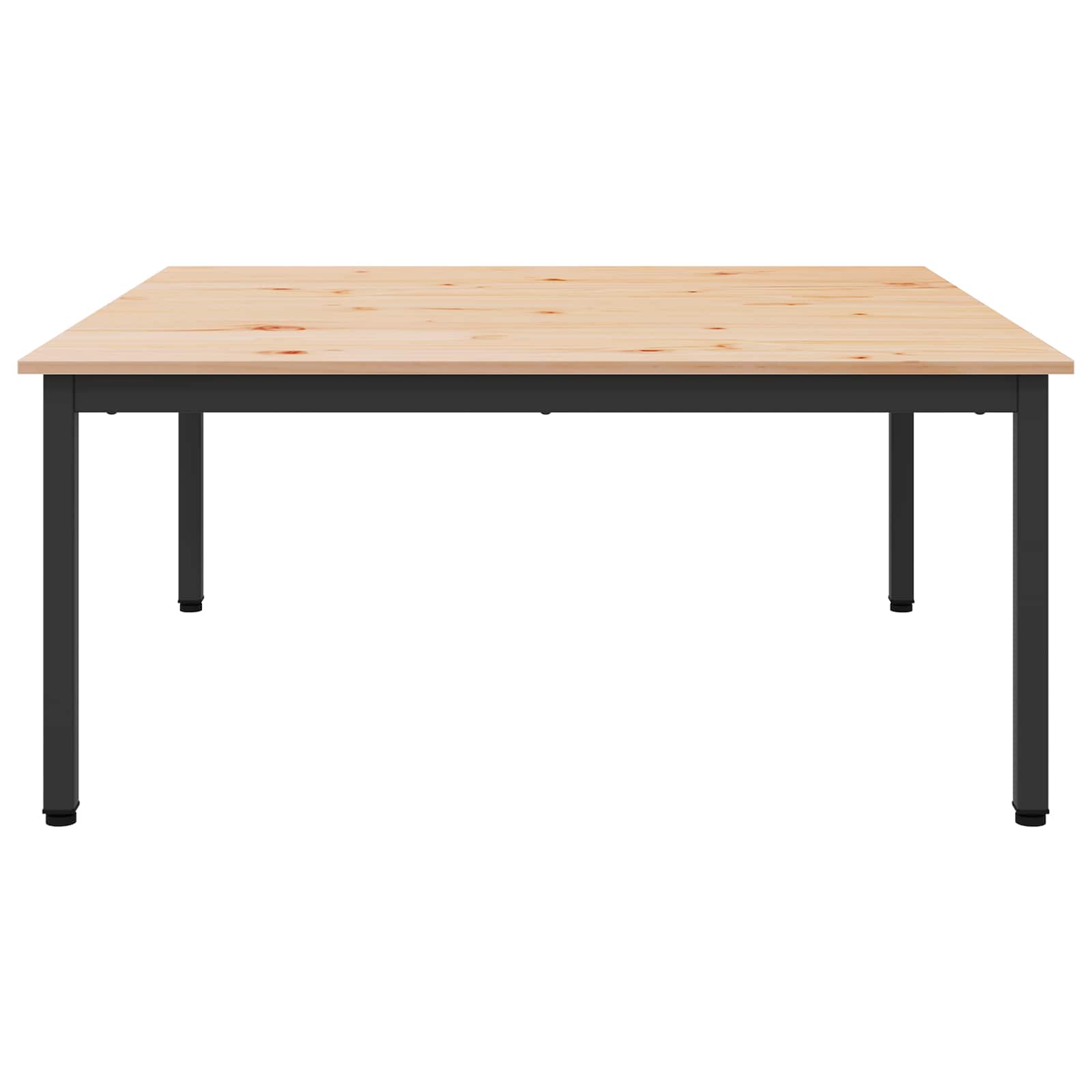 Tavolino da salotto Naturale 100 x 100 x 45 cm Pino massello | homemem39