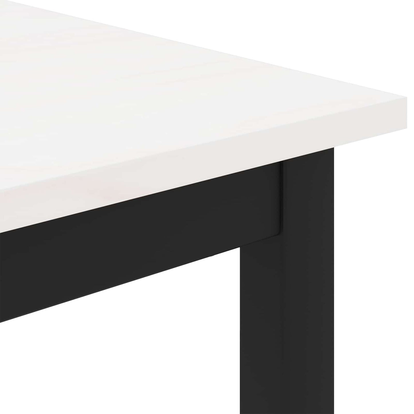 Tavolino da salotto Bianco 100 x 100 x 45 cm Pino massello | homemem39