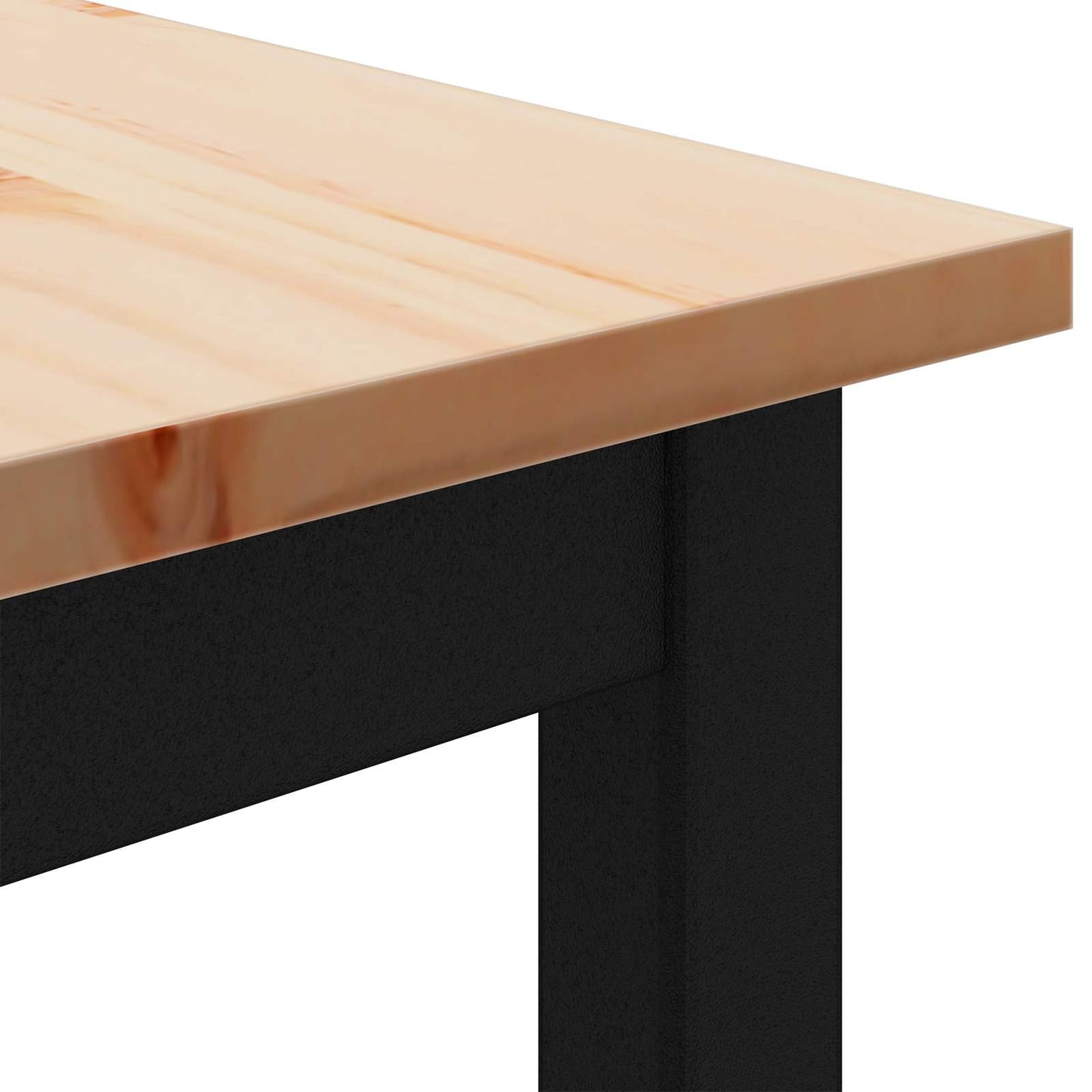 panchina Naturale 110 x 35 x 45 cm Pino massello