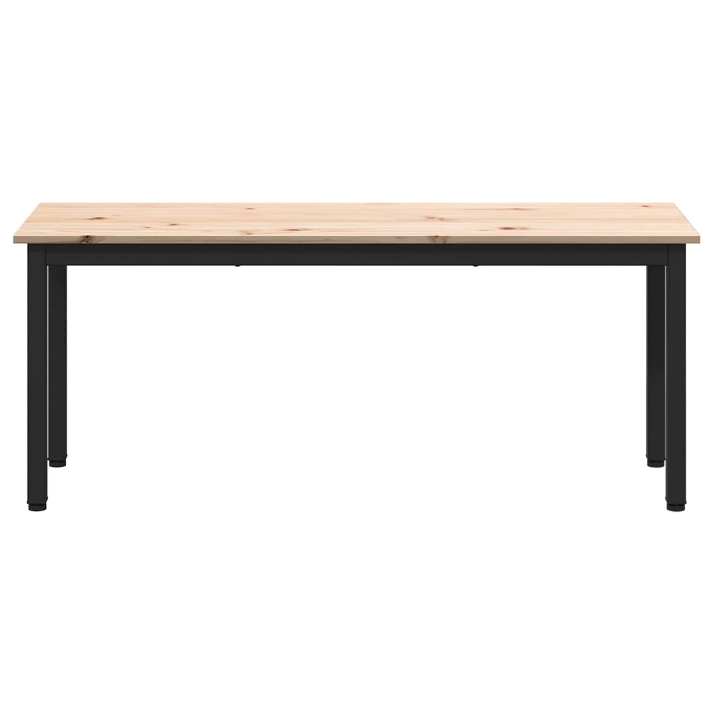 panchina Naturale 110 x 35 x 45 cm Pino massello