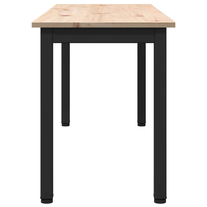 panchina Naturale 110 x 35 x 45 cm Pino massello