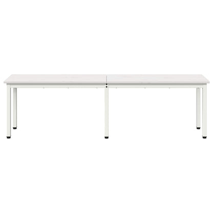 panchina Bianco 160 x 35 x 45 cm Pino massello